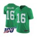 Men's Philadelphia Eagles #16 Mack Hollins Limited Green Rush Vapor Untouchable 100th Season Football Stitched Jersey