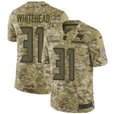 Men's Nike Tampa Bay Buccaneers #31 Jordan Whitehead Limited Camo 2018 Salute to Service NFL Jersey