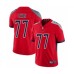 Men's Tennessee Titans #77 Taylor Lewan Limited Red Inverted Legend Football Jersey