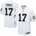 Men's Nike Oakland Raiders #17 Dwayne Harris Game White NFL Jersey