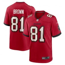 Men's Tampa Bay Buccaneers #81 Antonio Brown Nike Red Limited Stitched Jersey