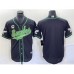 Men's Nike Philadelphia Eagles Blank Black With C Cool Base Stitched Baseball Jersey