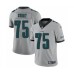 Men's Philadelphia Eagles #75 Vinny Curry Limited Silver Inverted Legend Football Jersey