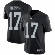 Men's Nike Oakland Raiders #17 Dwayne Harris Black Team Color Vapor Untouchable Limited Player NFL Jersey