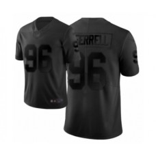 Men's Oakland Raiders #96 Clelin Ferrell Limited Black City Edition Football Stitched Jersey