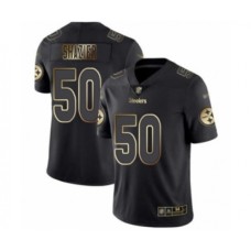 Men's Pittsburgh Steelers #50 Ryan Shazier Black Gold Vapor Untouchable Limited Player Football Stitched Jersey