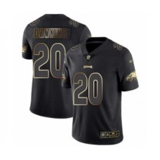 Men's Philadelphia Eagles #20 Brian Dawkins Black Gold Vapor Untouchable Limited Player Football Stitched Jersey