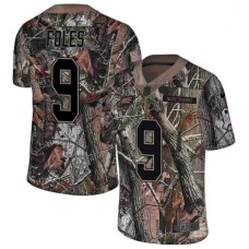 Men's Nike Philadelphia Eagles #9 Nick Foles Camo Rush Realtree Limited NFL Jersey