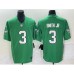 Men's Nike Philadelphia Eagles #3 Nolan Smith Green 2023 F.U.S.E. Vapor Limited Throwback Stitched Football Jersey