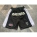 Men's Oakland Raiders Black Shorts