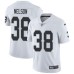 Men's Nike Oakland Raiders #38 Nick Nelson White Vapor Untouchable Limited Player NFL Jersey