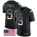 Men's Nike Philadelphia Eagles #9 Nick Foles Limited Black Rush USA Flag NFL Jersey