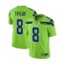 Men's Seattle Seahawks #8 Jamar Taylor Limited Green Rush Vapor Untouchable Football Jersey