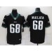 Men's Philadelphia Eagles #68 Jordan Mailata Nike Midnight Black Limited Stitched Jersey