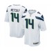 Men's Seattle Seahawks #14 D.K. Metcalf Game White Football Jersey