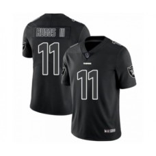 Men's Oakland Raiders #11 Henry Ruggs III Las Vegas Limited Black Impact Stitched Jersey