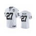 Men's Oakland Raiders #27 Trayvon Mullen White 60th Anniversary Vapor Untouchable Limited Player 100th Season Football Jersey