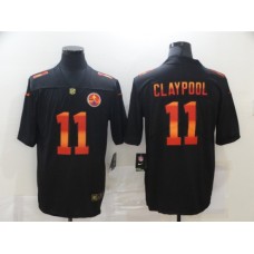 Men's Pittsburgh Steelers #11 Chase Claypool Black colorful Nike Limited Stitched Jersey