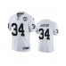 Men's Oakland Raiders #34 Bo Jackson White 60th Anniversary Vapor Untouchable Limited Player 100th Season Football Jersey