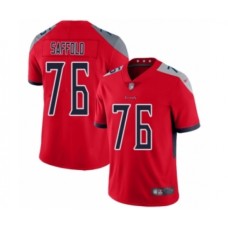 Men's Tennessee Titans #76 Rodger Saffold Limited Red Inverted Legend Football Jersey