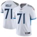 Men's Nike Tennessee Titans #71 Dennis Kelly White Vapor Untouchable Limited Player NFL Jersey