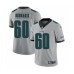 Men's Philadelphia Eagles #60 Chuck Bednarik Limited Silver Inverted Legend Football Jersey