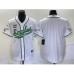 Men's Nike Philadelphia Eagles Blank White With C Cool Base Stitched Baseball Jersey