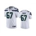 Men's Seattle Seahawks #67 Charles Cross White Vapor Untouchable Limited Stitched Jersey