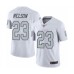 Men's Oakland Raiders #23 Nick Nelson Elite White Rush Vapor Untouchable Football Jersey