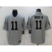 Men's Oakland Raiders #11 Henry Ruggs III Limited Silver Inverted Legend Stitched Jersey