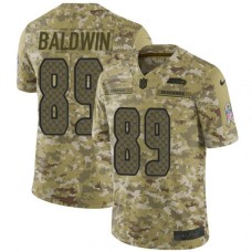 Men's Nike Seattle Seahawks #89 Doug Baldwin Limited Camo 2018 Salute to Service NFL Jersey