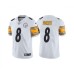 Men's Pittsburgh Steelers #8 Kenny Pickett 2022 White Vapor Untouchable Limited Stitched Jersey