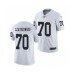 Men's Oakland Raiders #70 Alex Leatherwood 2021 Football Draft White Vapor Untouchable Limited Stitched Jersey