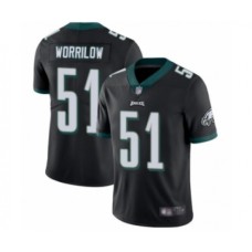 Men's Philadelphia Eagles #51 Paul Worrilow Black Alternate Vapor Untouchable Limited Player Football Jersey