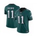 Men's Philadelphia Eagles #11 A.J. Brown Green 2023 F.U.S.E. Vapor Untouchable Limited Stitched Football Jersey