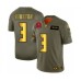 Men's Tampa Bay Buccaneers #3 Jameis Winston Limited Olive Gold 2019 Salute to Service Football Stitched Jersey