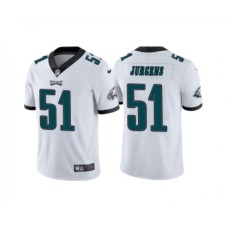 Men's Philadelphia Eagles #51 Cameron Jurgens White Vapor Untouchable Limited Stitched Jersey