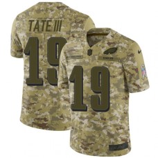 Men's Nike Philadelphia Eagles #19 Golden Tate III Limited Camo 2018 Salute to Service NFL Jersey