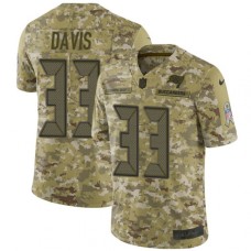 Men's Nike Tampa Bay Buccaneers #33 Carlton Davis Limited Camo 2018 Salute to Service NFL Jersey