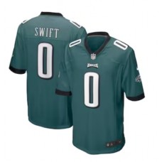 Men's Philadelphia Eagles #0 D'Andre Swift Nike Midnight Green Limited Player Stitched Jersey