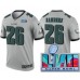 Men's Philadelphia Eagles #26 Miles Sanders Limited Gray Inverted Super Bowl LVII Vapor Stitched Jersey