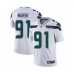 Men's Seattle Seahawks #91 Cassius Marsh White Vapor Untouchable Limited Player Football Jersey