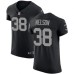 Men's Nike Oakland Raiders #38 Nick Nelson Black Team Color Vapor Untouchable Elite Player NFL Jersey