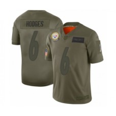 Men's Pittsburgh Steelers #6 Devlin Hodges Limited Camo 2019 Salute to Service Football Stitched Jersey