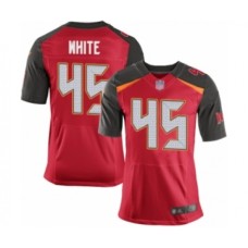 Men's Tampa Bay Buccaneers #45 Devin White Elite Red Team Color Football Jersey