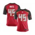 Men's Tampa Bay Buccaneers #45 Devin White Elite Red Team Color Football Jersey