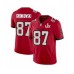 Men's Tampa Bay Buccaneers #87 Rob Gronkowski Red 2021 Super Bowl LV Stitched Jersey