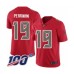 Men's Tampa Bay Buccaneers #19 Breshad Perriman Limited Red Rush Vapor Untouchable 100th Season Football Stitched Jersey