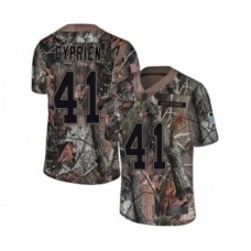 Men's Philadelphia Eagles #41 Johnathan Cyprien Camo Rush Realtree Limited Football Stitched Jersey