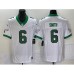 Men's Nike Philadelphia Eagles #6 DeVonta Smith White 2023 F.U.S.E. Vapor Limited Throwback Stitched Football Jersey